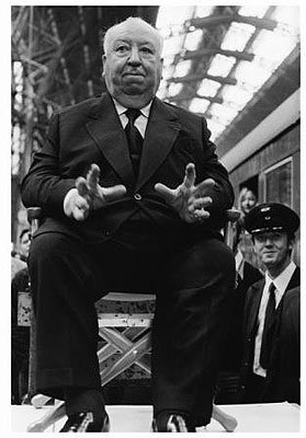 Barbara Klemm, Alfred Hitchcock, Frankfurt a.M., 1972, s/w-Foto, © Barbara Klemm, Frankfurt/Main