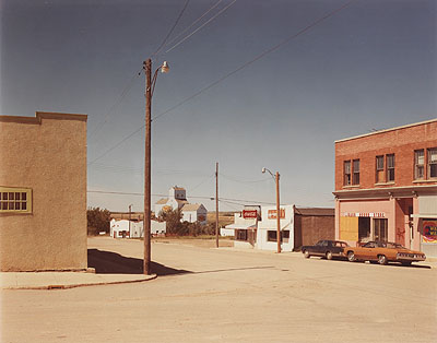Lot 108 Stephen ShoreMain St., Gull Lake, Saskatchewan, 1974Colour print, signed and dated, 27.7 x 35.3cm£3,000-5,000