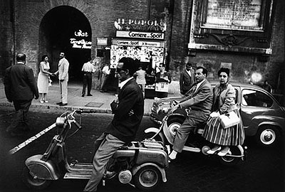 © William Klein: Piazzale Flaminio, 1956. Silver gelatin print