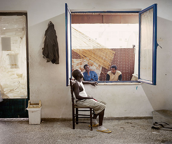 Watching Oprah, Greece, 2004 © Jim Goldberg/ Magnum Photos