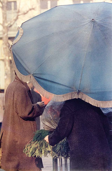 &laquo;Blue umbrella&raquo;, années 1950.