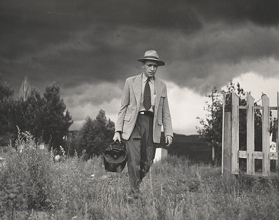 Dr. Ceriani Going from House to Hospital, Country Doctor, 1948 © The Heirs of W. Eugene Smith, courtesy Black Star