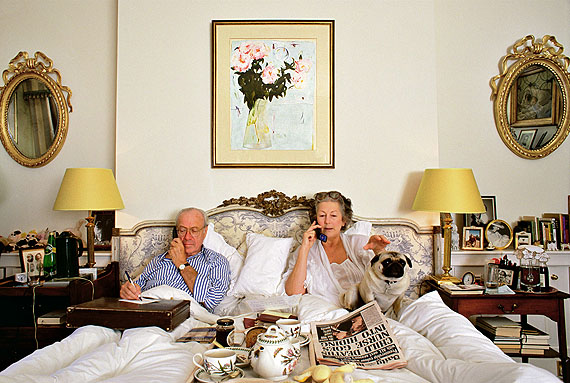 © Herlinde Koelbl: aus der Serie Schlafzimmer, London, London 2000