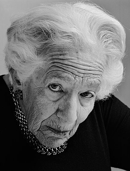© Herlinde Koelbl: aus der Serie Jüdische Portraits, Grete Weil, München 1987