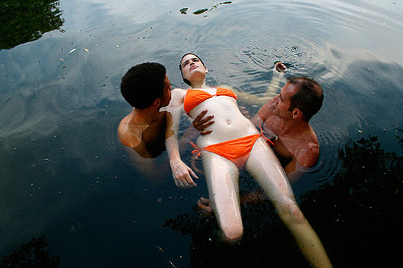 Stay the Same Never Change (Mary in the Water) 2008, C print © Laura Nakadate