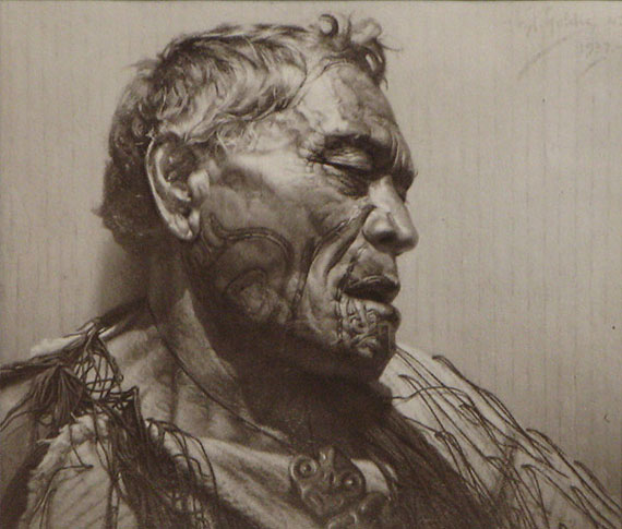 Charles F. Goldie Hori PokaiSilver Gelatin Print 180 x 215 mmSigned, 1937