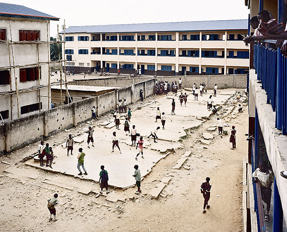 Julian Röder, Demolished school sched, Lagos, Nigeria, 2009, 110x130 cm