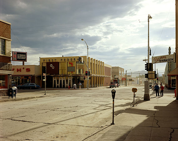 Stephen Shore (American, b. 1947): 2ND STREET EAST AND SOUTH MAIN STREET, KALISPELL, MONTANA, AUGUST 22, 1974© Stephen Shore
