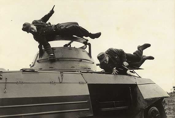 © Ernst Haas / Magnum Photos - German Border Patrol Exercising, Coburg, Germany, 1953