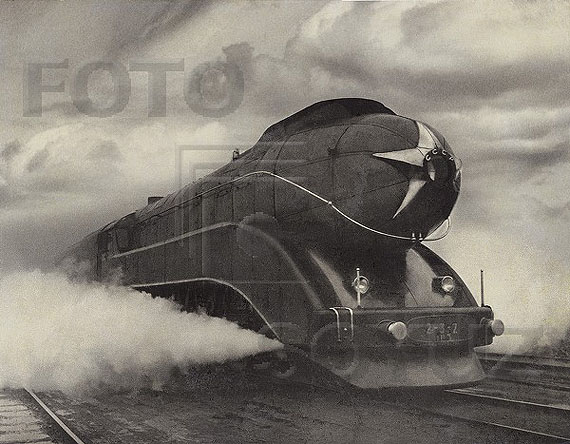 Arkadiy Shaykhet. Express train, 1939