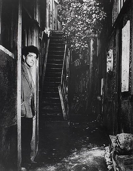 Lot 42Brassa&iuml; (Gyula Hal&aacute;sz) (Hungarian/French, 1899-1984)Giacometti &agrave; la porte de son atelier, rue H. Maindrou, 14e, January 1948&pound;4,000-6,000
