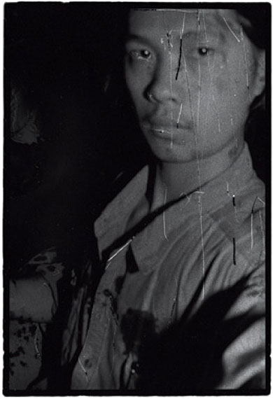RongRong, Self-portrait, East Village, Beijing 1994, 1994, Gelatin silver print, 150 x 100 cm (Edition of 10) / 61 x 50.8 cm (Edition of 12). (Image courtesy of the artists and Blindspot Gallery)
