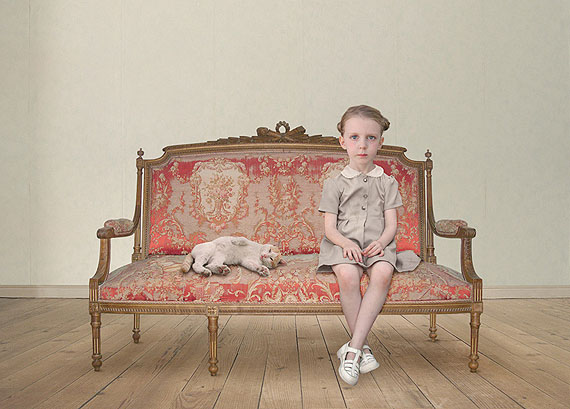 Loretta Lux (Germany b1969)The waiting girl 2006, Ilfochrome photograph, 38 x 53 cm.Purchased with funds provided by the Photography Collection Benefactors Program 2007 © Loretta Lux/Bild-Kunst. Licensed by Viscopy, Sydney.