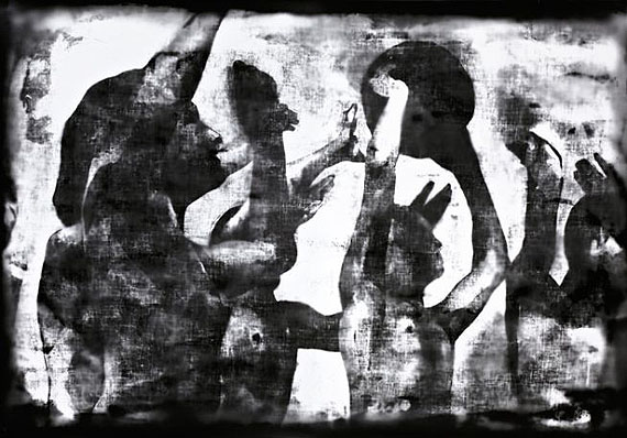 Matt SaundersVolleyball #1, 2010-2011, silver gelatin print on fiber-based paper 102 cm x 148 cm, Commissioned by Sharjah Art Foundationcourtesy the artist and Harris Lieberman, NY