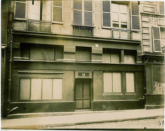 Eugène AtgetLe Palace, 10 rue Mazet à Paris 6ème en 1921