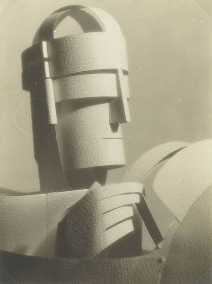 Lot No: 9François Kollar (French, 1904-1979)Papier découpé by Paul Iribe for Draeger, 1928Vintage gelatin silver print.22.5 x 16.2cm (8 7/8 x 6 3/8in).Estimate: £2,500 - 3,000, US$ 3,900 - 4,700