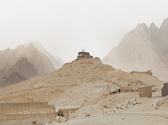 Donovan Wylie, OP1. Forward Operating Base, Masum Ghar. Kandahar Province. Afghanistan, 2010© Donovan Wylie, Courtesy of the artist