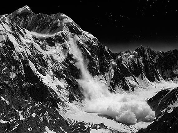 arno roncada: avalanche at night