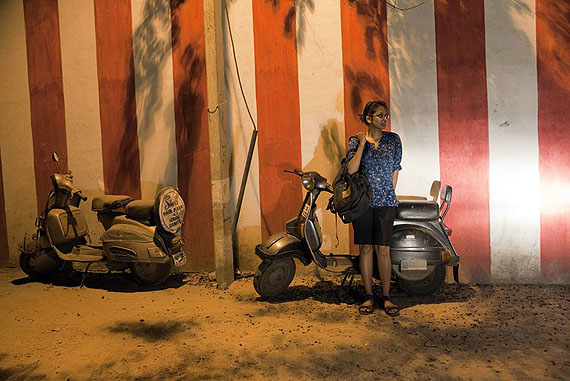 Sharmishta, étudiante en arts à l’Université Jawaharlal Nehru, une des rares universités de la capitale proposant un enseignement en cinéma et arts du spectacle. © Olivia Arthur / Magnum PhotosLe Petit Palais