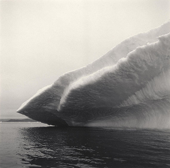 Iceberg IV, Disko Bay, Greenland, 2004. Gold toned gelatin silver print.© Lynn Davis, Courtesy Edwynn Houk Gallery, New York/Zurich