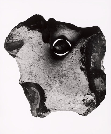 Flint nodule, approx. 86 million years old &copy; Christian von Alvensleben: Gelatin silver, handmade enlargement, selenium toned, 50 x 60 cm, limited edition of 2 prints + 1 AP