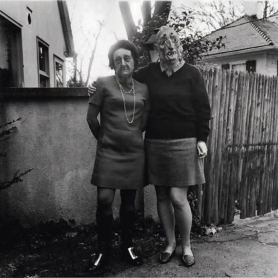 Ralph Eugene Meatyard Lucybelle Crater and Her Good, Good Mertonian Friend Lucybelle Crater, 1970 - 1972Gelatin silver print7 6/8 x 7 6/8 inches19.4 x 19.4 cmCourtesy Fraenkel Gallery, San Francisco