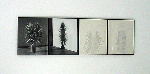 Charles Gaines: Shadows, each 50 X 40 cm, Vintage B/W photographs/drawings, 1980