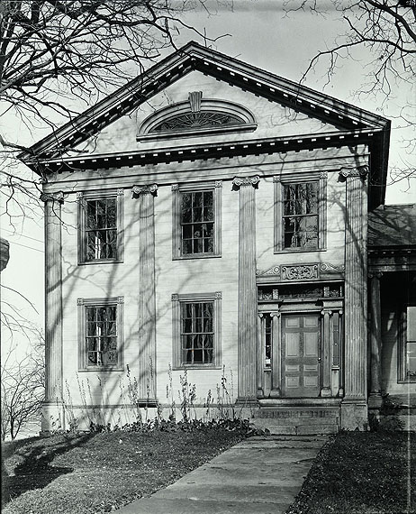 Walker Evans: Greek Revival House with Half-Lunette Window in Full-Façade Gable, Cherry Valley, New York, November, 1931 © Walker Evans Archive, The Metropolitan Museum of Art