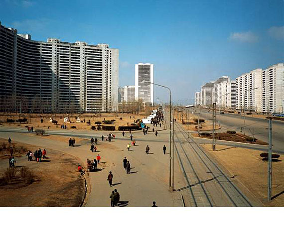 Armin Linke, Kwangbok Street Pyongyang North Korea, 2005Courtesy Galerie Klosterfelde