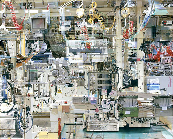 Stéphane Couturier (*1957, French)Usine Toyota n°11, from the series Melting Point (Valenciennes)2005C-Print with Diasec Face in Artist's Frame92 x 113 cm ( 36 1/4 x 44 1/2 in. )Edition of 8; Ed. no. 4/8© the artist, courtesy of Christophe Guye Galerie, Zurich (Switzerland)