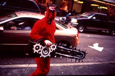 Waiting for Tear Gas, 1999-2000, Diaprojektion