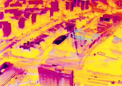 Annelies Strba, from Berlin Video, 2000 and New York Video, 2001, C-prints