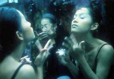 C and Yogo putting on make-up, Second Tip, Bangkok, 1992