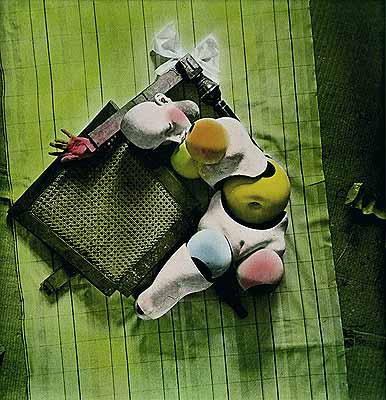 La Poupee, 1935-49
Hand colored vintage gelatin silver print,
5 5/8 x 5 5/8 in.