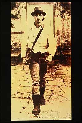 Joseph Beuys . La revoluzione siamo moi 1972Phototype on polyester, ink, ink stamp. 75 1/2 x 39 3/8 inches.Alfred and Marie Greisinger Collection, Walker Art Center; T.B. Walker Acquisition Fund, 1992.