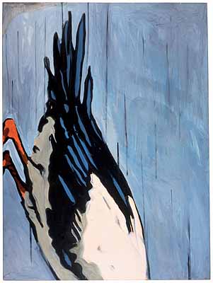 Bird #1, 1962, 162,56 x 121,92 cm, Öl auf Papier © Marian Goodman Gallery, NY