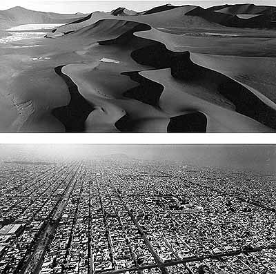 Namibia, 2000 (oben), Mexico-City, 1999 (unten)