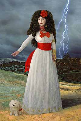 Yasumasa MorimuraDedicated To La Duquesa de Alba / White Alba2004,  color photograph on anvas  90x60cm,  ed.10