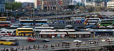Miao XiaochunOrbit, 2005digital photo, 217 x 480cm