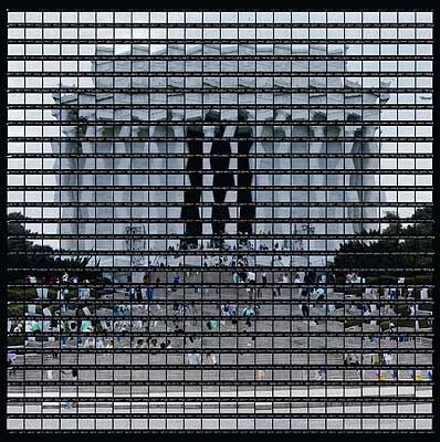 Thomas Kellner Washington Lincoln Monument, 2004Chromogenic Dye Coupler PrintCopyright the artist, courtesy of Stephen Cohen Gallery