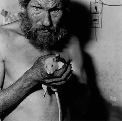 rat man 2000 selenium
toned gelatin silver print