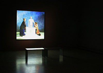Bill Viola, Emergence, 2002 Video Installation, Photo: Karen Blindow