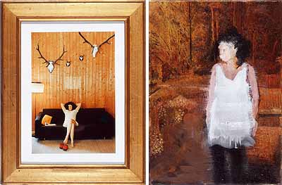 Klodin Erb / Eliane Rutishauser From the series Baby, 2003-2004 C-prints and painting, Sizes vary from c.22 x 19 cm to c.44 x 55 cm © Klodin Erb / Eliane Rutishauser