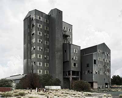 David GoldblattIntersections: AsbestosThe mill at Pomfret Asbestos Mine began operating in 1978 and ceased when the mine closed in 1986. Pomfret, NorthWest Province. 20 December 200298 x 124 cm