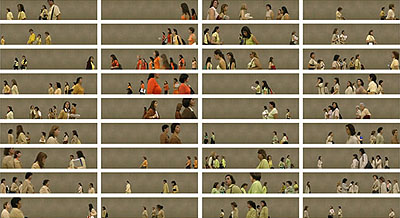 © Pablo Zuleta Zahr Chilean women in yellow - 2005 C-print 143 x 243cm.edition 6