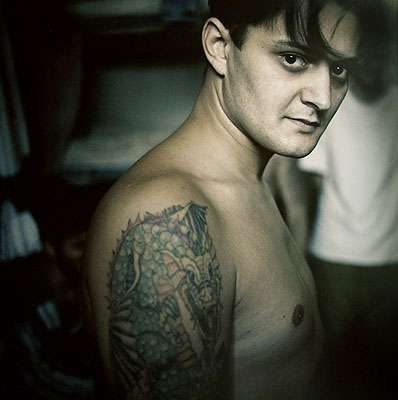 Cosmin Bumbut: Convicted showing off special haircut, 2005