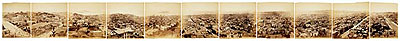 Lot 4: Eadweard Muybridge, Eleven-part panorama of San Francisco, albumen prints, 1877. Estimate: $20,000 to $25,000.