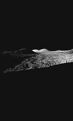 Timanfaya, 2003 Piezo-Pigment-Print/ Diasec, 200 x 100 cm