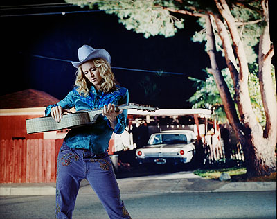 Jean-Baptiste Mondino Madonna, 2002, c-print mounted to dibond plexi, 42 x 51 inches, edition Courtesy of M&B Los Angeles 