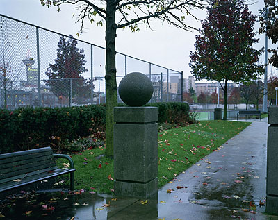 Jeff WallConctrete Ball, 2002Transparency in lightbox204 x 260 cm© Jeff Wall